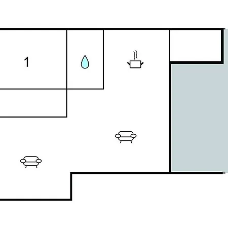 One-bedroom In Σπίτι διακοπών Hovborg