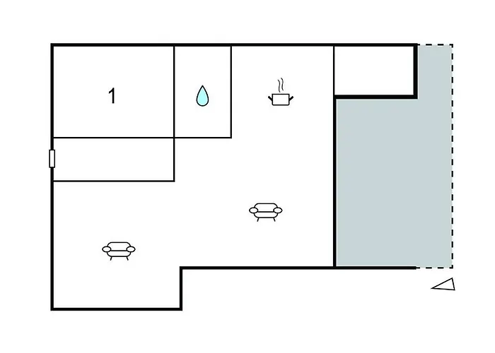 One-bedroom In Дом отдыха Ховборг